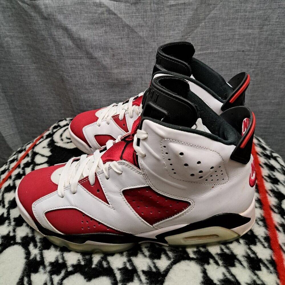 %Size 10.5 Nike Air Jordan 6 Retro Carmine CT8529-106 Men Sneakers AJ18